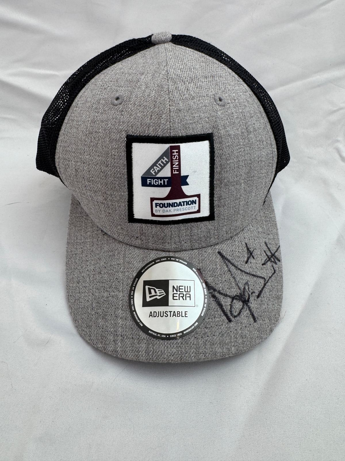 Faith Fight Finish Hat SIGNED by Dak Prescott