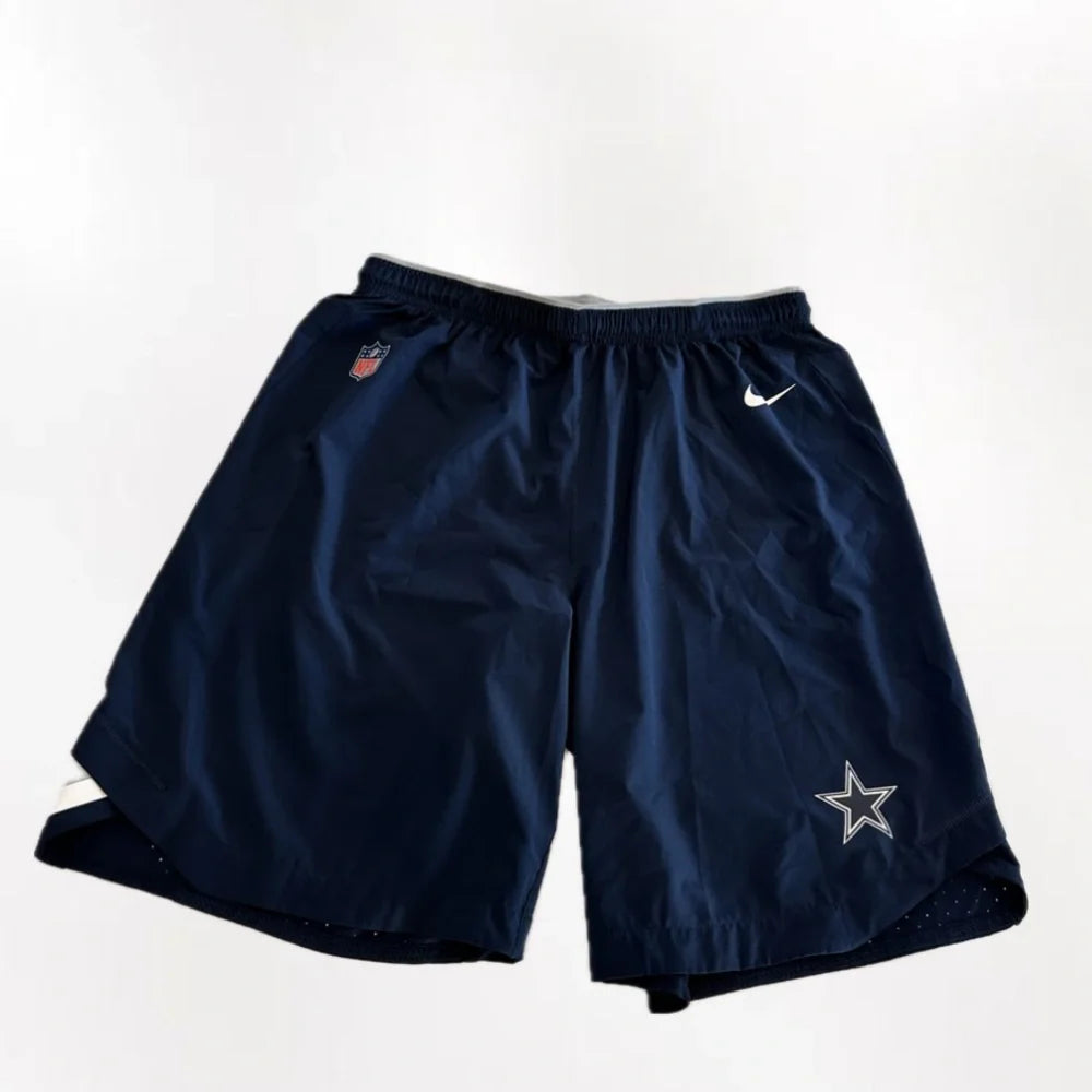 Dak Prescott SIGNED & Worn Navy Cowboy Shorts Navy- XL