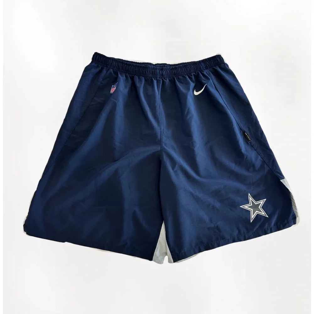 Dak Prescott SIGNED & Worn Navy Cowboy Shorts Navy- XL