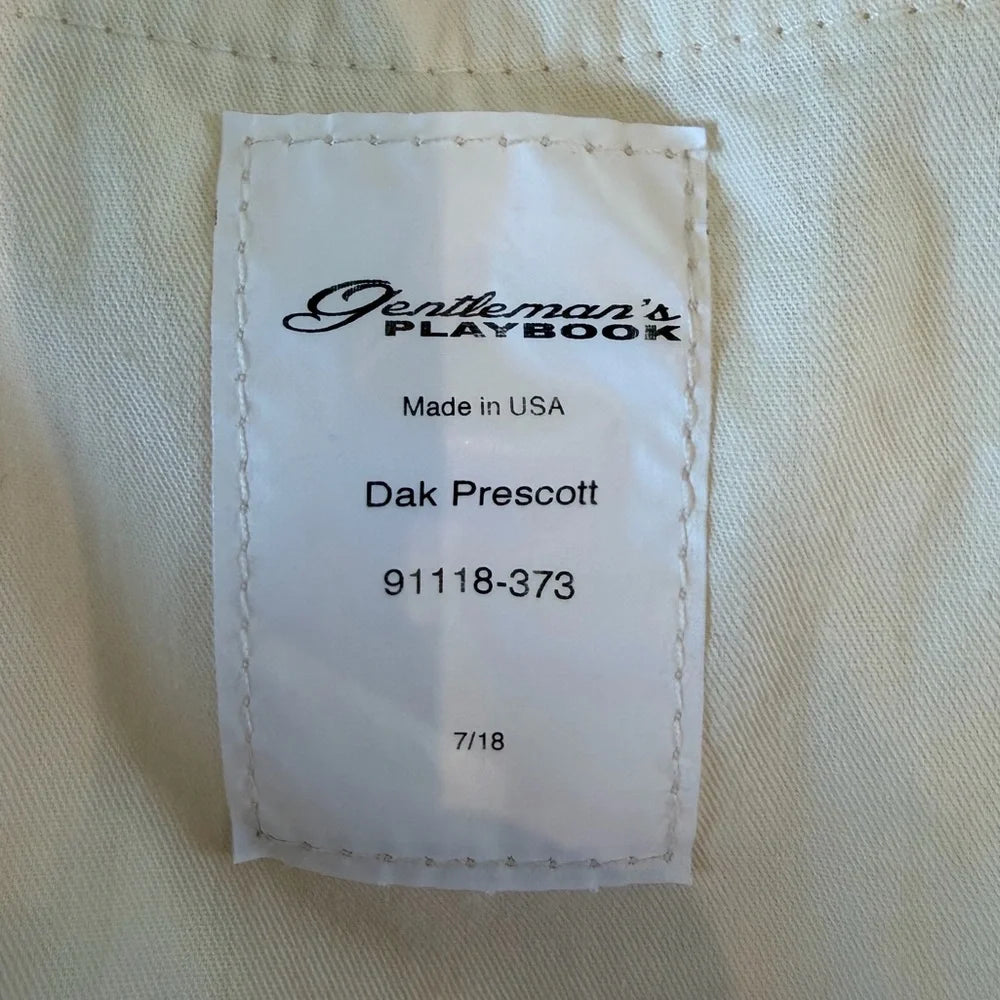 Dak Prescott's Custom Made Gentlemen’s Playbook Suit