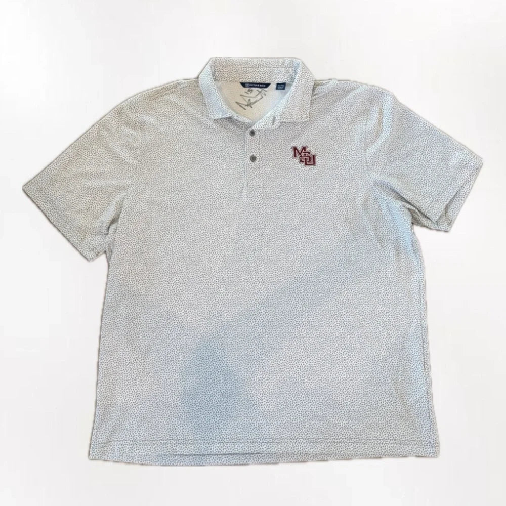 Dak Prescott's SIGNED & Worn Mississippi State University Polo White